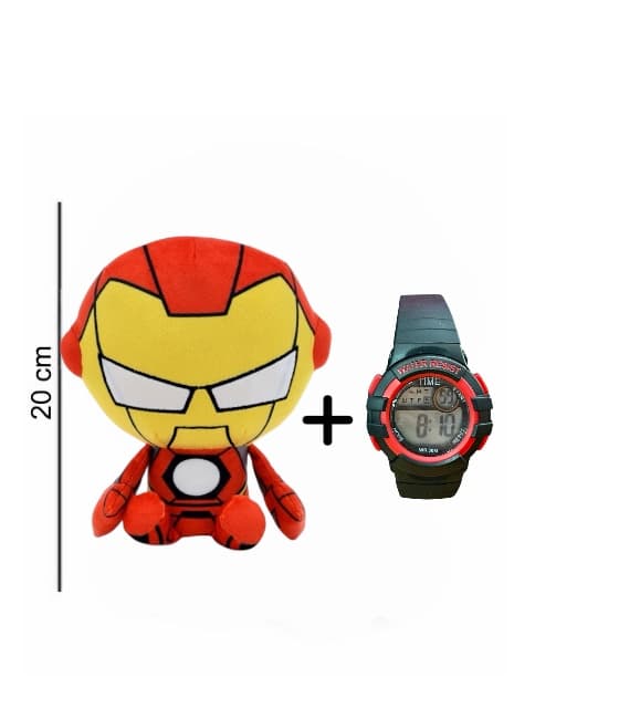 Promo Set Peluche licencia ORIGINAL + Reloj TIME niño cronoalarma 3 ATM - 5