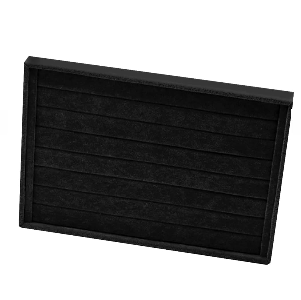 Exhibidor Terciopelo y Madera porta anillos  Sin Tapa - 4