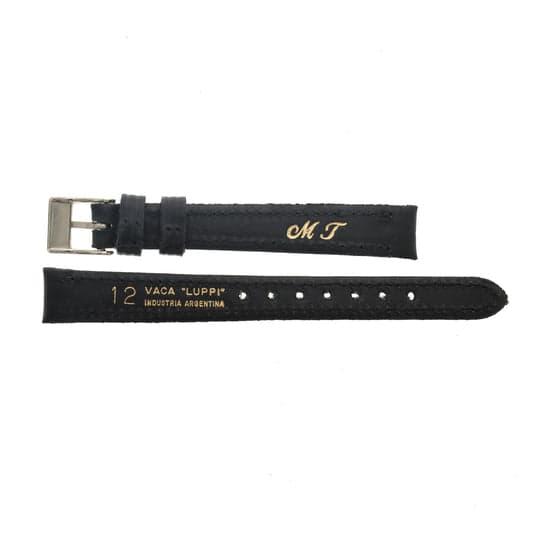MALLA CUERO LUPPI 12 MM NEGRO
