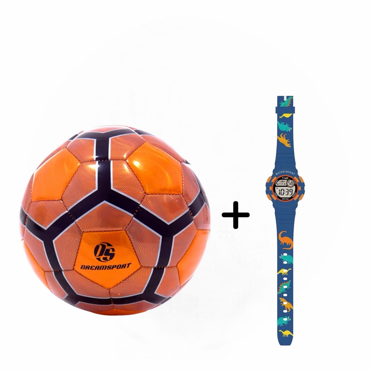Promo Set Pelota licencia ORIGINAL + Reloj TIME niño cronoalarma 3 ATM - 21