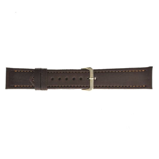 MALLA CUERO LUPPI 20 MM MARRON OSCURO