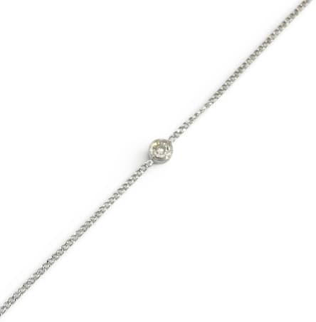 PULSERA PLATA FINA 34