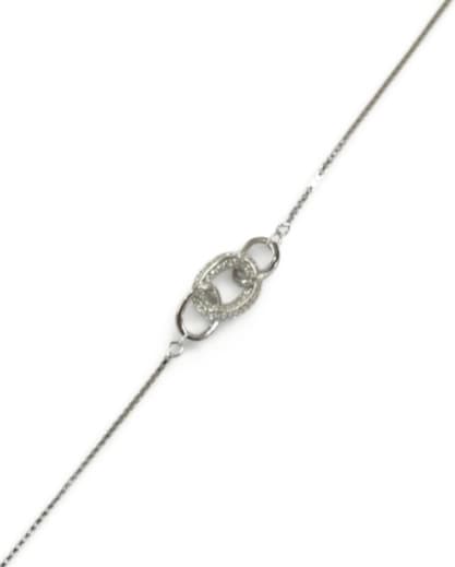 PULSERA PLATA FINA 90
