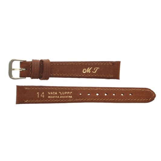 MALLA CUERO LUPPI 14 MM MARRON CLARO