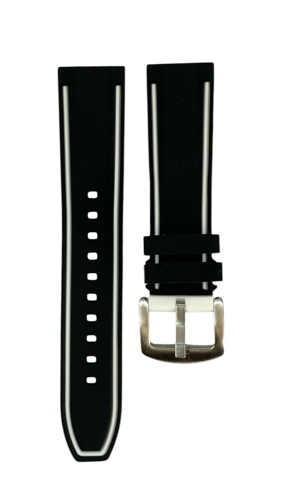 MALLA SILICONA CON COLOR 22MM BL