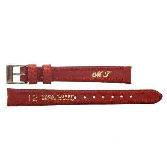 MALLA CUERO LUPPI 12 MM ROJO