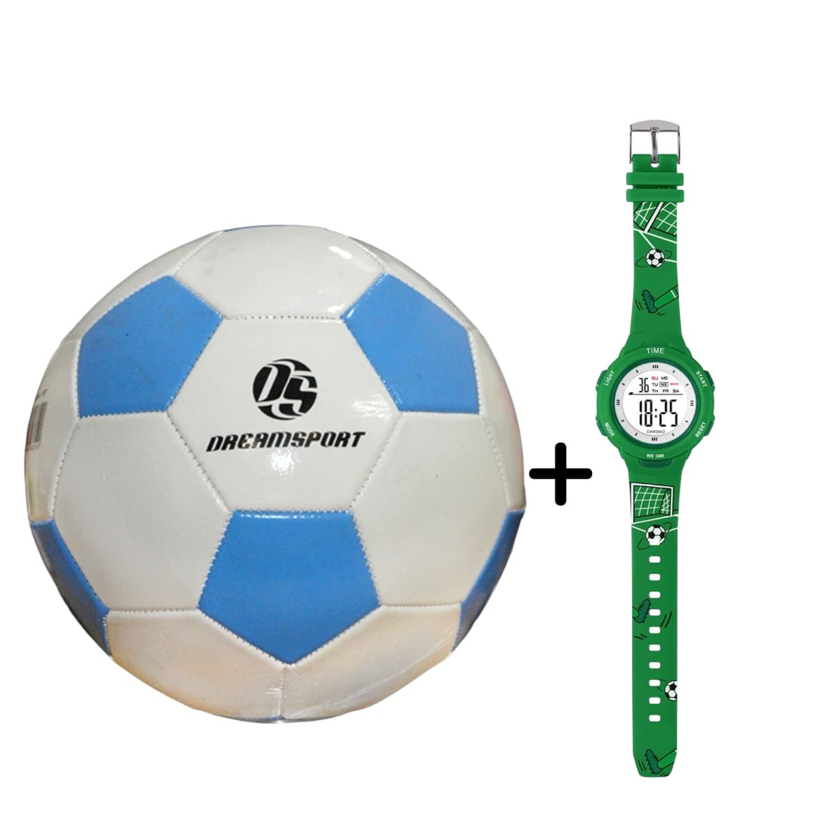 Promo Set Pelota licencia ORIGINAL + Reloj TIME niño cronoalarma 3 ATM - 17