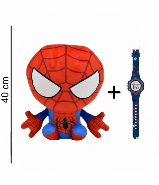 Promo Set Peluche licencia ORIGINAL + Reloj TIME niño cronoalarma 3 ATM - 10