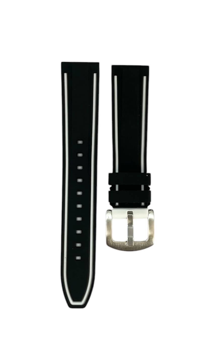 MALLA SILICONA CON COLOR 20MM BL