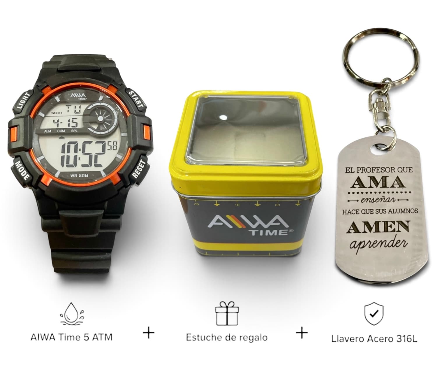 Conjunto Set AIWA Time Llavero 5